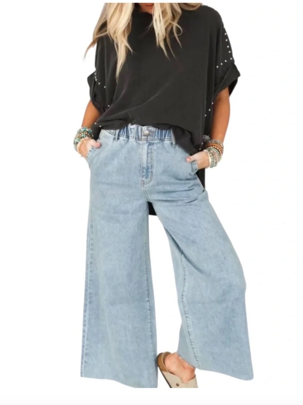 Three Birds Nest Wide Leg Jeans